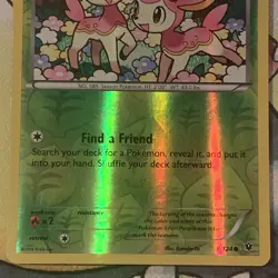 REVERSE HOLO Pokemon TCG Card XY Fates Collide Deerling 8/124 - Image 3