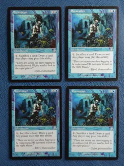 MTG 4x Excavation x4 MP Prophecy Magic the Gathering Playset Blue Enchantment - Image 1