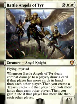 Promo Pack: The Lost Caverns of Ixalan #9 Battle Angels of Tyr - Image 1
