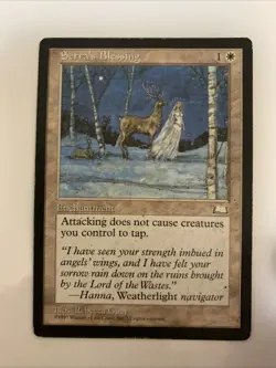 MTG LP Serra's Blessing Weatherlight Free Shipping In The US With Tracking - Image 1
