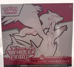 Pokemon Center White Flare and Black Bolt ETB PC Elite Trainer Box Sealed - Image 1