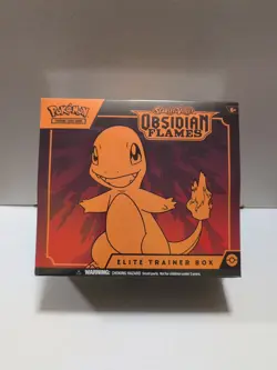 Pokemon TCG Scarlet & Violet Obsidian Flames Elite Trainer Box Factory Sealed - Image 1