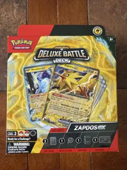 Pokemon TCG Deluxe Zapdos EX Battle Box Deck - Image 1