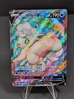 Pokemon TCG Silver Tempest #173/195 Alolan Vulpix V (Full Art) ~ Ultra Rare - Image 1