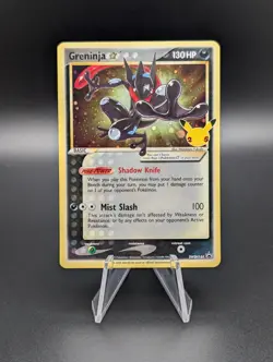 Pokemon TCG Sword & Shield Celebrations Greninja Gold Star SWSH144 Promo Holo - Image 1
