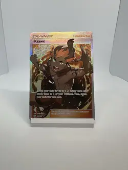 Kiawe (Full Art) 144/147 Ultra Rare Holo Pokemon SM - Burning Shadows - Image 2