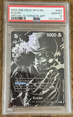 One Piece OP10- 082 Kuzan Special Alt Art PSA 10 Gem Mint Legacy of the Master - Image 1