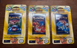 1999 Pokemon Base Set Sealed Blister Pack Lot WOTC Charizard Blastoise Venusau - Image 1