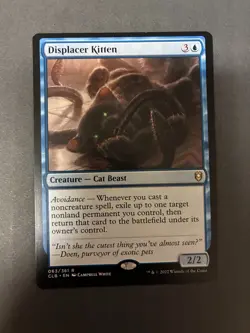 MTG Displacer Kitten - Commander Legends: Battle for Baldur's Gate (CLB) NM - Image 1