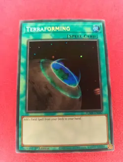 Yugioh Terraforming BLMR-EN087 Secret Rare 1st Edition NM - Image 1