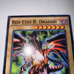 Vintage 1996 1st Edition Yu-Gi-Oh! Red Eyes B Dragon Common LDK2-ENJ01 - Image 4