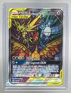 Moltres Zapdos Articuno GX 2019 Pokemon SM Hidden Fates ETB Promo #SM210 - Image 1