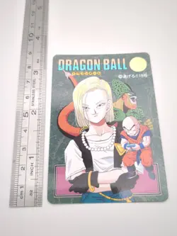 Cell Android 18 Krillin #269 Dragon Ball Visual Adventure Card TCG 1995 Japan - Image 4