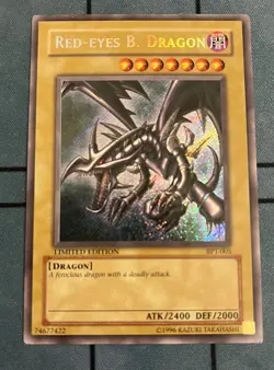 Red-Eyes B. Dragon BPT-005 Secret Rare LIMITED EDITION NM Condition - Image 1