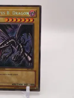 1996 Yu-Gi-Oh! Konami Red-Eyes B. Dragon BPT-005 Secret Rare Limited Edition - Image 5