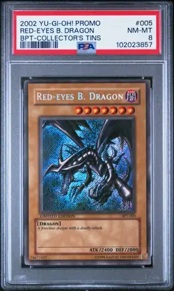 Red-Eyes B. Dragon BPT-005 2002 Collectors Tin Limited Edition PSA 8! - Image 1