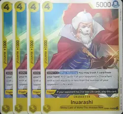 One Piece TCG - 4er Playset - OP06-100 Inuarashi UC/EN/NM - Image 1