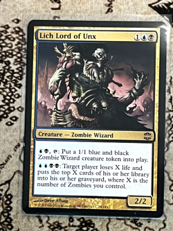 Lich Lord of Unx - Alara Reborn - 24 - #Lightly Played Magic the Gathering - Image 1
