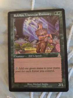 Rofellos, Llanowar Emissary Urza's Destiny Magic: The Gathering - Image 1