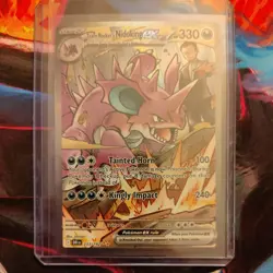 Pokemon TCG Team Rockets Nidoking EX 233/182 Destined Rivals - Image 1