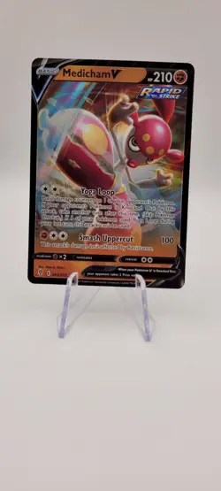 Pokemon TCG: Medicham V 083/203 - Evolving Skies- Ultra rare Card NM - Image 2