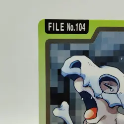 Pokemon Cards Bandai Carddass Cubone File No.104 1997 Poor Japanese i709 - Image 2