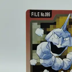 Pokemon Cards Bandai Carddass Onix File No.095 1997 VG Japanese i718 - Image 2