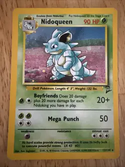 Nidoqueen 012/130 Base Set 2 Holo Pokemon Card - Image 1