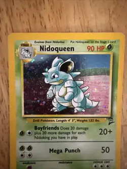 Nidoqueen 012/130 Base Set 2 Holo Pokemon Card - Image 3
