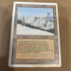 MTG Taiga Revised Edition Regular Rare Light Play - Image 1