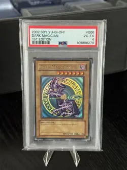 YU-GI-OH! Dark Magician Starter Deck Yugi 1st Edition SDY-006 PSA 4 - Image 1