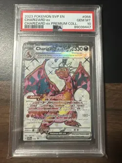 PSA 10 - Charizard ex Premium Collection Black Star Promo 56 SVP Scarlet Violet - Image 1