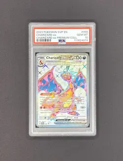 CHARIZARD EX 2023 POKEMON SVP EN SCARLET & VIOLET BLACK STAR PROMO 056 PSA 10 - Image 1