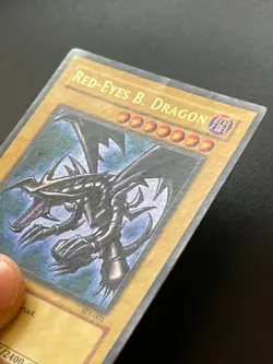 Red-Eyes B. Dragon SDJ-001 Ultra Rare 1st Edition Moderate Play Yugioh - Image 3