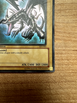 Red-Eyes B. Dragon Yugioh SDJ-001 1st Edition Ultra Rare - NM - Image 4