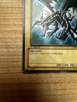 Red-Eyes B. Dragon Yugioh SDJ-001 1st Edition Ultra Rare - NM - Image 5
