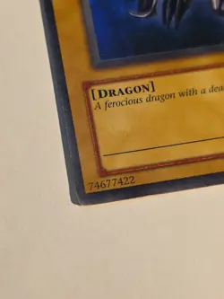 Yugioh Red-Eyes B. Dragon SDJ-001 Ultra Rare 1st Edition NM - Image 3