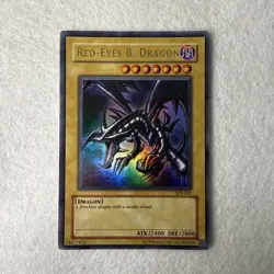 SDJ-001 Red-Eyes B. Dragon Ultra Rare 1st Edition Lightly Played! YuGiOh TCG - Image 1