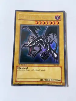 1st Edition - Red-Eyes B. Dragon - SDJ-001 - Ultra Rare - HP Creased - Yugioh - Image 1