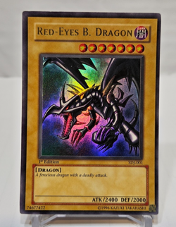 Red-Eyes B. Dragon SDJ-001 Ultra Rare 1st Edition Yugioh 120 - Image 1
