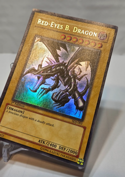Red-Eyes B. Dragon SDJ-001 Ultra Rare 1st Edition Yugioh 120 - Image 3