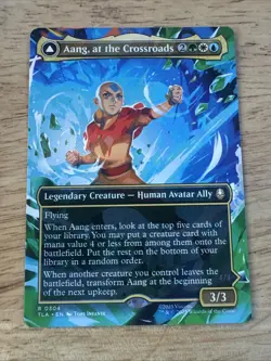 Aang, at the Crossroads 0304 TLA Extended Art MTG Avatar NM/M - Image 1