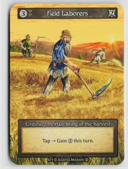 Sorcery Contested Realm Arthurian Legends Field Laborers x4 NM Ordinary - Image 1