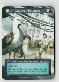 Sorcery Contested Realm Beta Accursed Albatross x3 NM Exceptional - Image 1