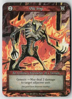 Sorcery Contested Realm Beta Vile Imp x4 NM Ordinary - Image 1