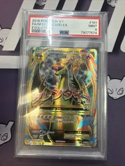 2016 M Charizard EX 101/108 XY Evolutions Full Art PSA 9 Pokemon TCG - Image 1