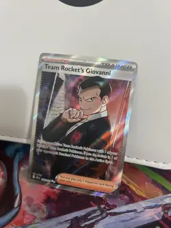 Pokemon TCG Set of 2 Team Rocket’s Giovanni & Team Rocket’s Petrel NM Holo - Image 3