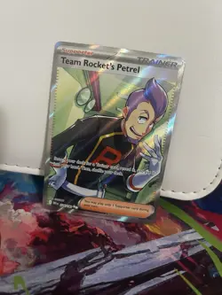Pokemon TCG Set of 2 Team Rocket’s Giovanni & Team Rocket’s Petrel NM Holo - Image 5