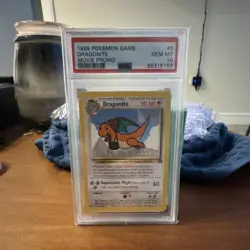 Pokemon Dragonite 05/53 Wotc Promo Regular Movie Promo PSA 10 1999 English - Image 1