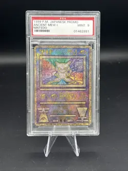 1999 Pokemon Japanese Promo Ancient Mew I Nintendo PSA 9 - Image 1